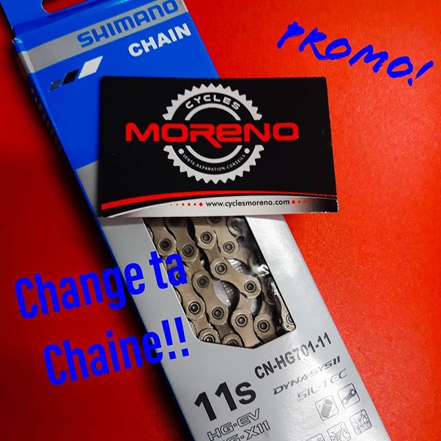 Change ta Chaine !! (Avant de tout casser... ) et Rdv sur  www.cyclesmoreno.com