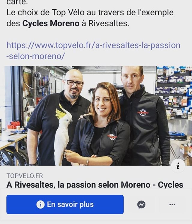 Le début de la célébrité @topvelo #cyclesmoreno