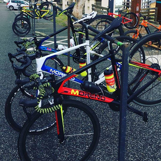 On pose les vélos, et maintenant on rentre à #perpignan. Rdv demain chez #cyclesmoreno