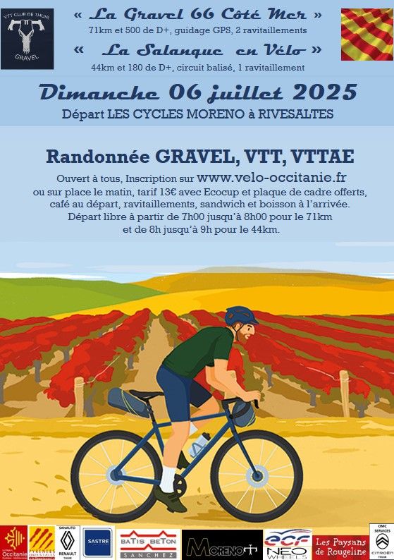 Rdv Gravel dimanche 6 Juillet + Infos Importantes Rdv Gravel dimanche 6 Juillet + Infos Importantes