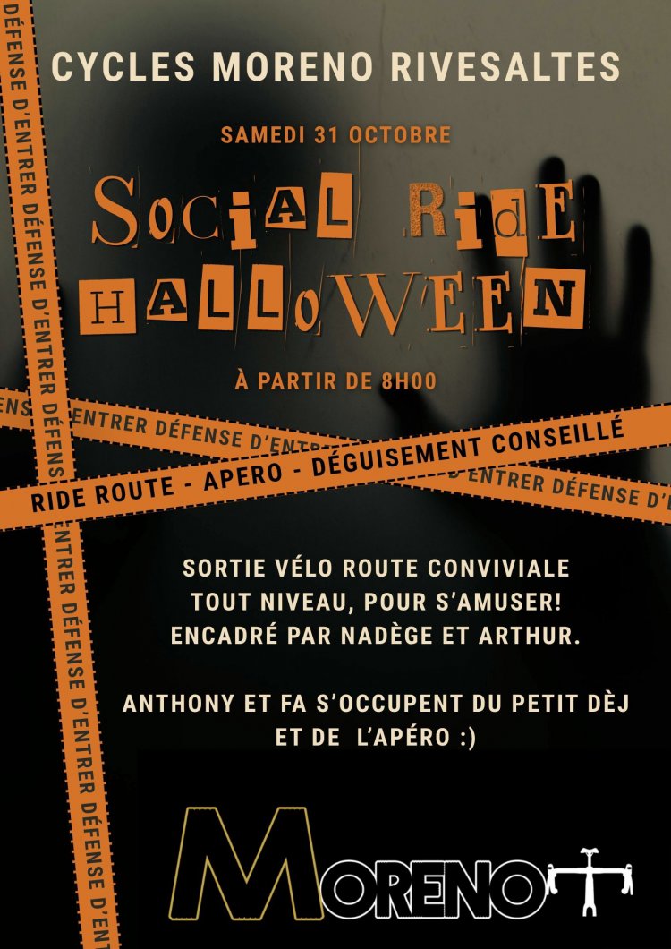Social Ride d'Halloween chez Cycles Moreno