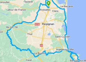 >> Parcours du Training 200kms du 12 Mars
Et toutes les infos sont en Story à la Une 
#ultradistance #ubf #perpignan #rivesaltes #cyclesmoreno @ultrabikefrance
