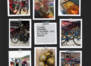 Fin 2025 chez Cycles Moreno, nous avons:
- profit� du temps doux pour rouler encore un peu en cuissard
- lanc� la saison des chocolats tr�s t�t ( il n'est jamais trop t�t pour des chocolats)
- mis de beaux v�los sous vos sapins
- cr�� de nombreux...