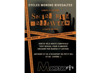 Social Ride d'Halloween chez Cycles Moreno